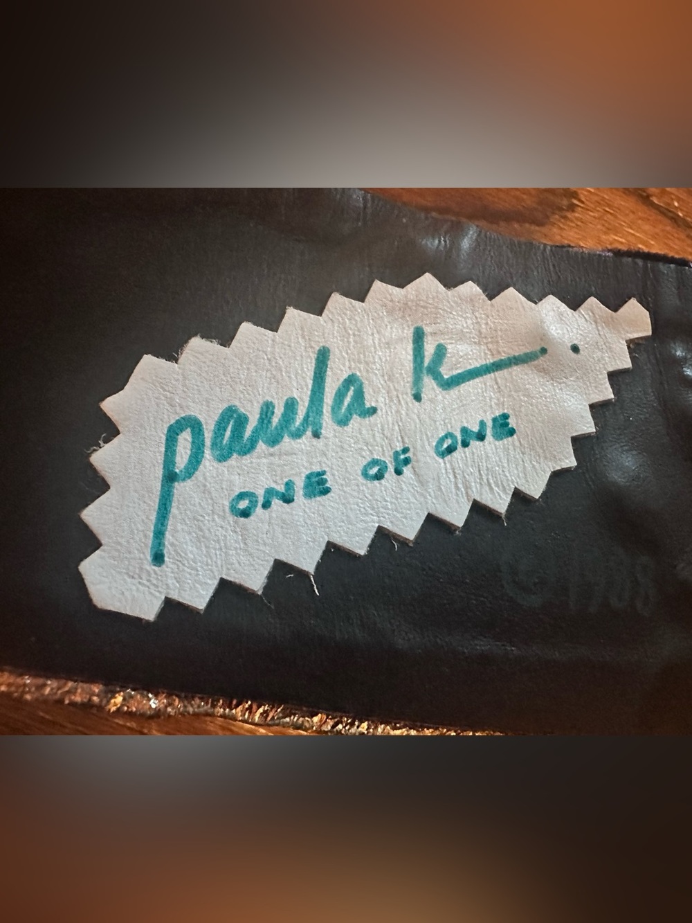 Paula K One of One Vintage Embellished Multicolor Belt - Picture 6 of 16